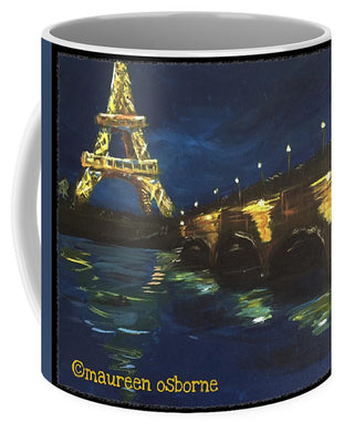 Paris, Eiffel Tower at Night - Mug
