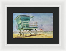 A Day at the Beach with Gloria - Framed Print