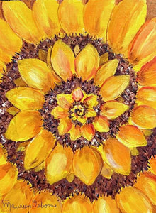 Fibonacci Sunflower - Art Print