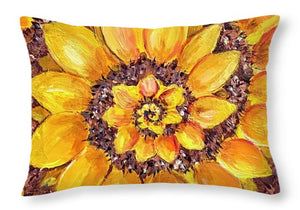 Fibonacci Sunflower - Throw Pillow