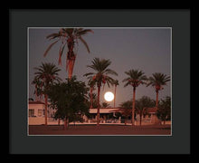 Full Moon Rising - Framed Print