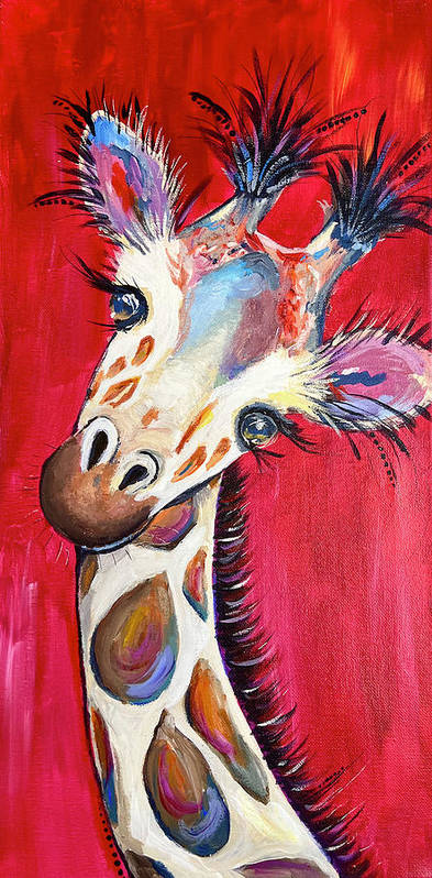 Georgina Giraffe - Art Print