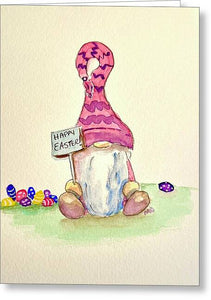 Happy Easter Gnome - Greeting Card