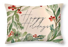 Happy Holidays - Throw Pillow