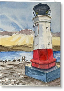 Havasu Vermilion Lighthouse - Greeting Card