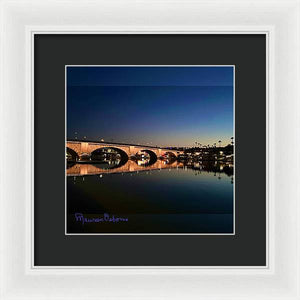 London Bridge Lake Havasu Sunrise - Framed Print