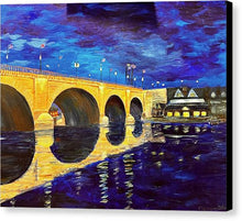 London Bridge Night Glow - Canvas Print