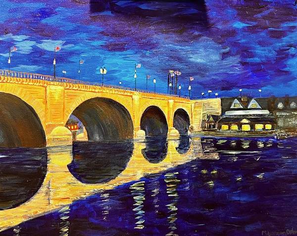 London Bridge Night Glow - Art Print
