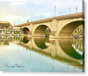 London Bridge Reflections - Canvas Print