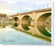 London Bridge Reflections - Canvas Print