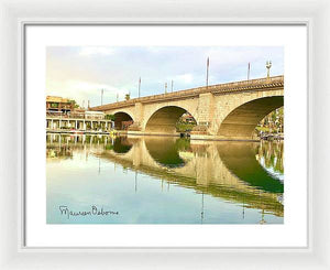 London Bridge Reflections - Framed Print