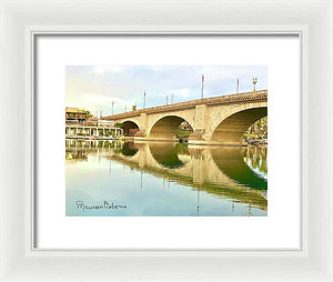 London Bridge Reflections - Framed Print
