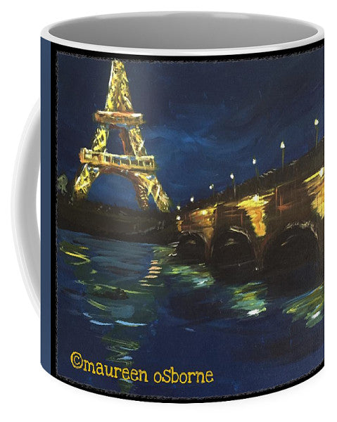 Paris, Eiffel Tower at Night - Mug