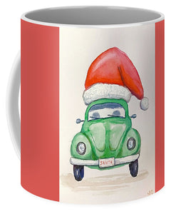 Santa Hat Green VW  - Mug