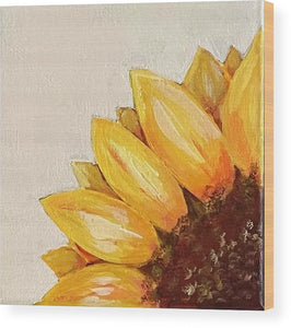 Sunflower 1 - Wood Print
