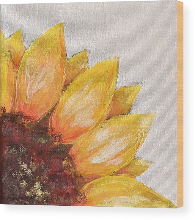 Sunflower 2 - Wood Print