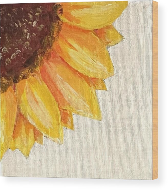 Sunflower 3 - Wood Print