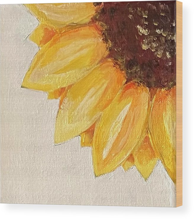 Sunflower 4 - Wood Print