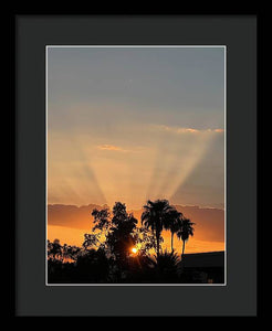 Sunset 2 - Framed Print