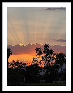Sunset - Framed Print