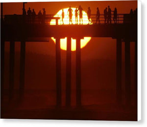 Sunset Silhouettes - Canvas Print