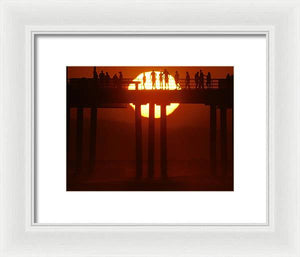 Sunset Silhouettes - Framed Print