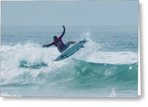 Surfer 2 - Greeting Card