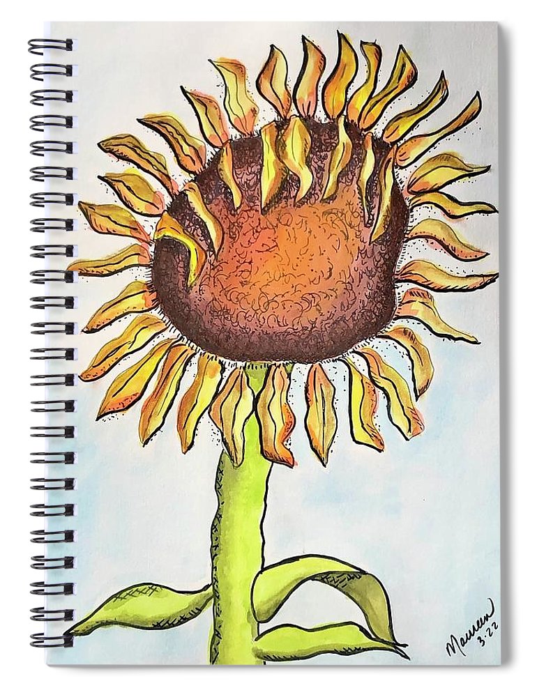 Wild Sunflower - Spiral Notebook